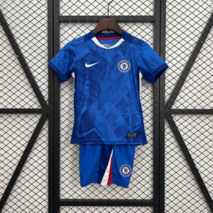 Conjunto Niño Chelsea temporada 25/26 Primera equipación