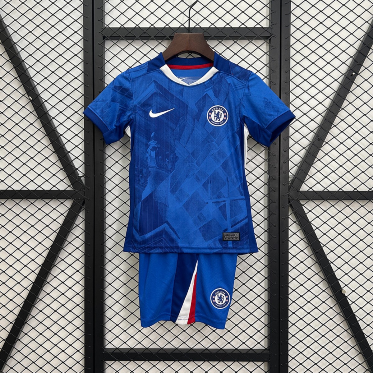 Conjunto Niño Chelsea temporada 25/26 Primera equipación