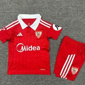Conjunto Niño Sevilla temporada 25/26 Segunda equipación