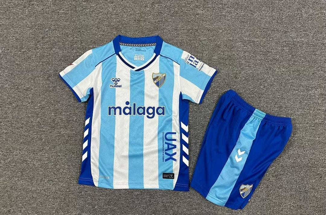 CONJUNTO NIÑO MALAGA TEMPORADA 25/26 PRIMERA EQUIPACIÓN