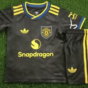 Conjunto Niño Manchester United temporada 25/26 Tercera equipación