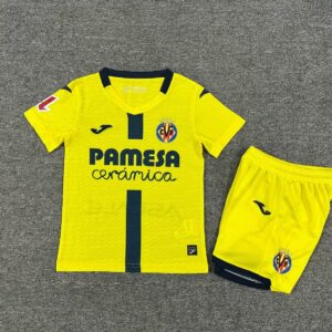 Conjunto Niño Villareal temporada 25/26 Primera equipación