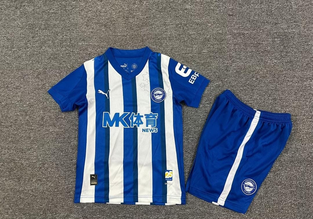 Conjunto Niño Alaves temporada 25/26 Segunda equipación