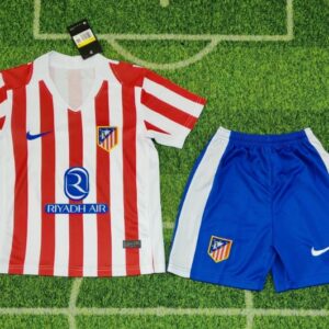 Conjunto Niño Atlético Madrid temporada 25/26 Primera equipación