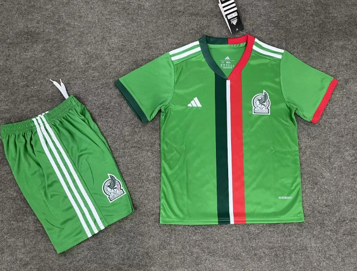 CONJUNTO NIÑO MEXICO TEMPORADA 2026 PRIMERA EQUIPACIÓN