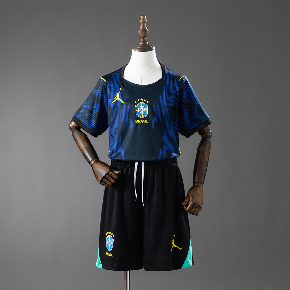 CONJUNTO NIÑO BRASIL TEMPORADA 2026 SEGUNDA EQUIPACIÓN