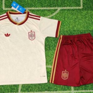 CONJUNTO NIÑO ESPAÑA TEMPORADA 2026 SEGUNDA EQUIPACIÓN