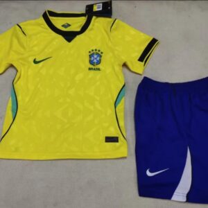 CONJUNTO NIÑO BRASIL TEMPORADA 2026 PRIMERA EQUIPACIÓN